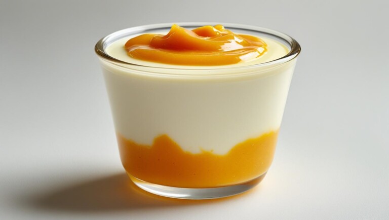pana cotta coulis mangue